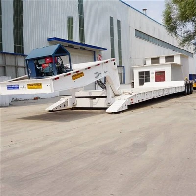 Olib olinadigan Gooseneck Lowboy Treyler